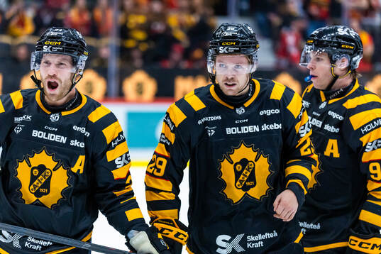 Skellefteås Oscar Lindberg, Mikkel Aagaard och Rickard Hugg