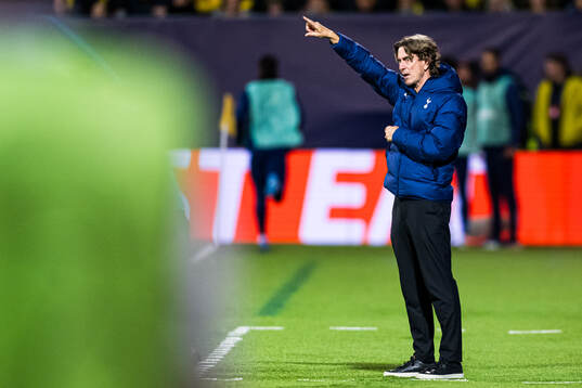 Head coach Thomas Frank of Tottenham Hotspur