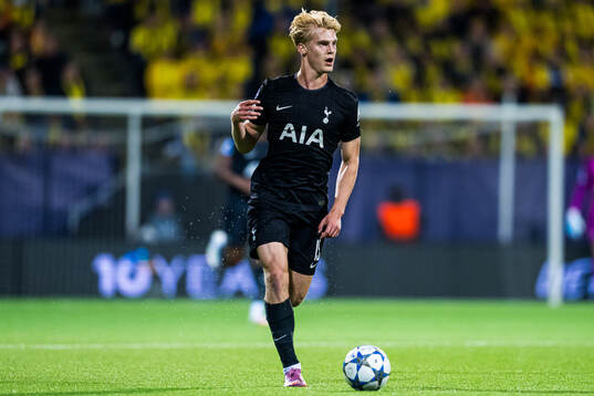 Lucas Bergvall of Tottenham Hotspur