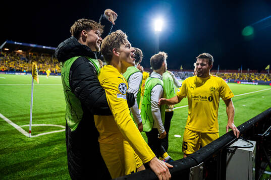 Jens Petter Hauge of Bodø/Glimt celebrates