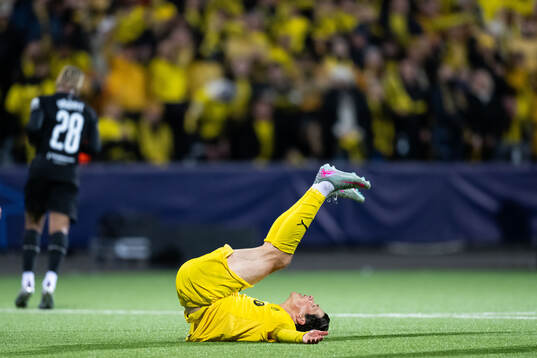 Sondre Brunstad Fet of Bodø/Glimt looks dejected