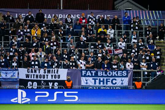 Spectators in the stands