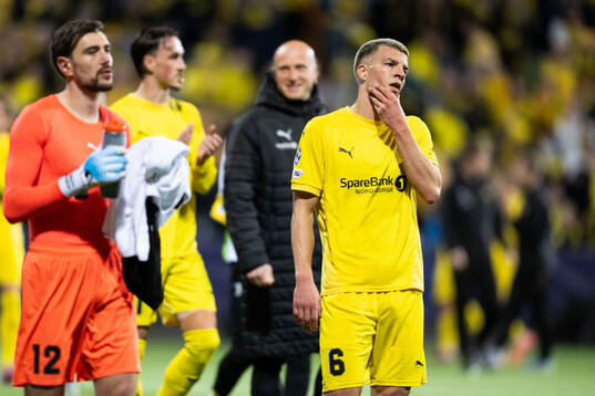 Jostein Gundersen of Bodø/Glimt looks dejected