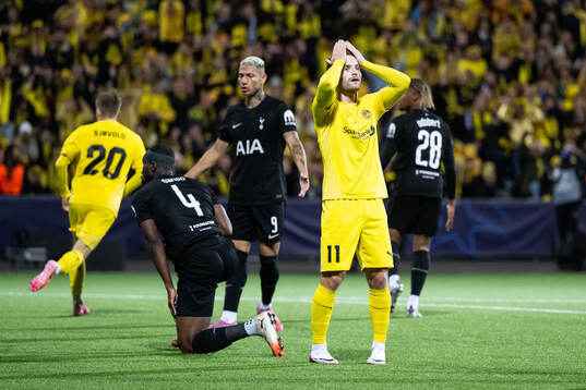 Ole Blomberg of Bodø/Glimt looks dejected