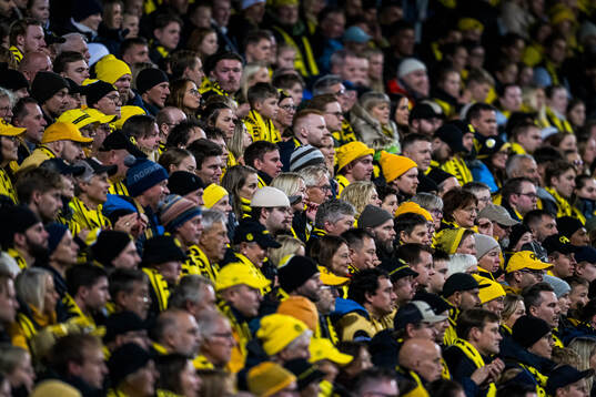Spectators in the stands