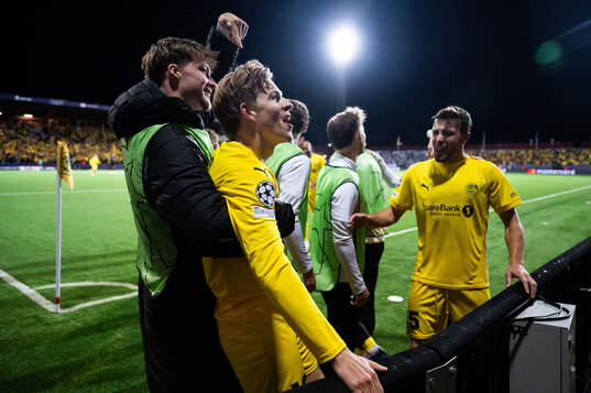 Jens Petter Hauge of Bodø/Glimt celebrates