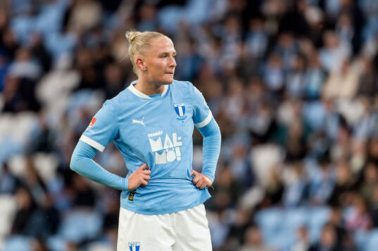 Malmö FFs Tuva Skoog deppar