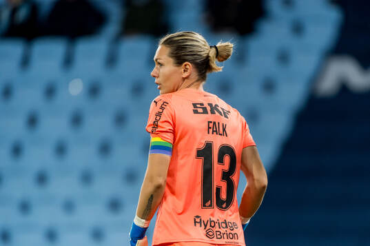 Häckens målvakt Jennifer Falk