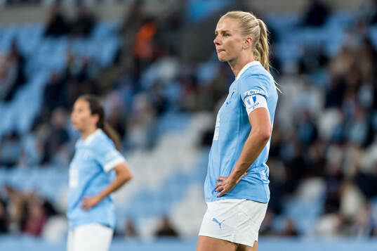 Malmö FFs Nellie Lilja deppar