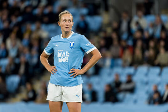 Malmö FFs Sanna Kullberg deppar