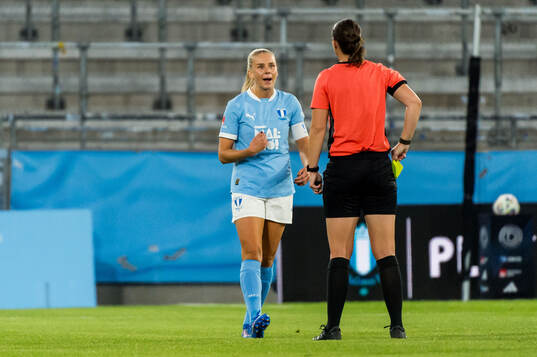 Malmö FFs Nellie Lilja deppar