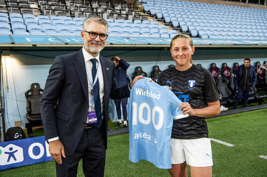 under fotbollsmatchen i Damallsvenskan mellan Malmö FF och