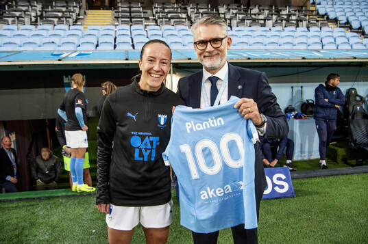 under fotbollsmatchen i Damallsvenskan mellan Malmö FF och