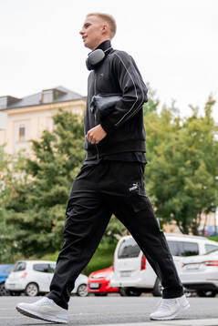 Daniel Gudjohnsen of Malmö FF arrives at the hotel
