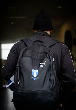 Sead Haksabanovic of Malmö FF arrives at the hotel