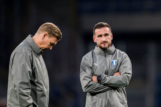 Assistant coach Peter Wettergren and Head coach Anes Mravac