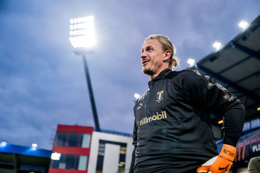 Goalkeeper Johan Dahlin