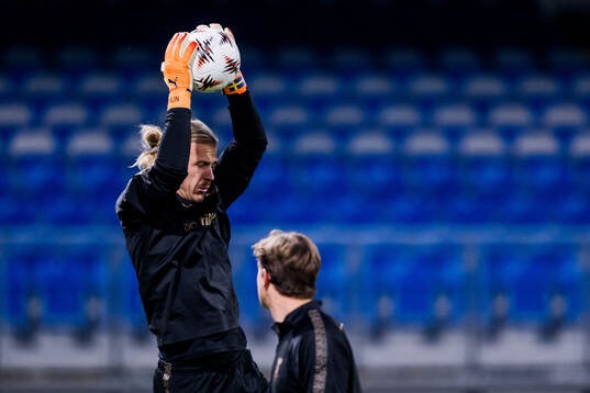 Goalkeeper Johan Dahlin