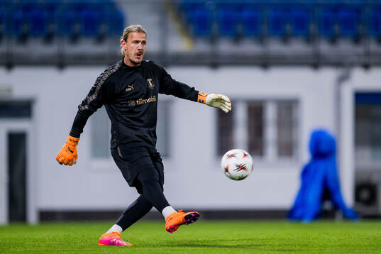Goalkeeper Johan Dahlin