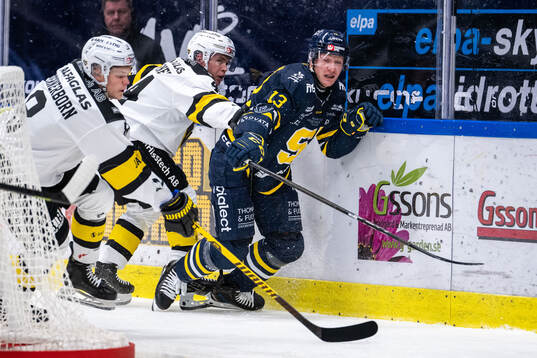 Västerås Oscar Lawner och Södertäljes Henrik Eriksson
