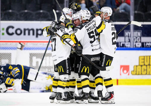 Västerås Oscar Lawner jublar