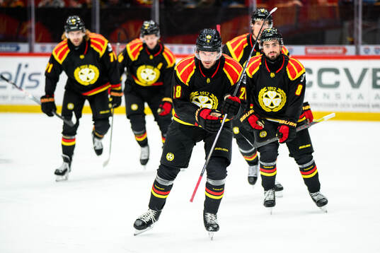 Brynäs Johannes Kinnvall jublar