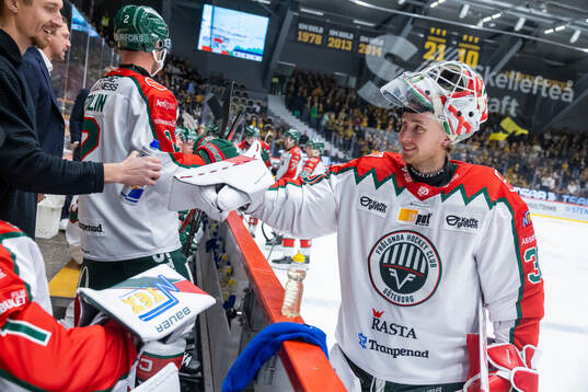 Frölundas målvakt Tobias Normann