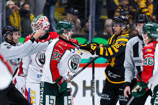 Frölundas Arttu Ruotsalainen och Skellefteås Rickard Hugg