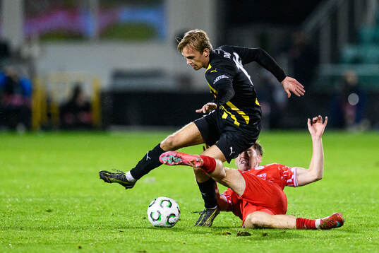 Pontus Dahbo and Mikkel Rygaard Jensen of Häcken