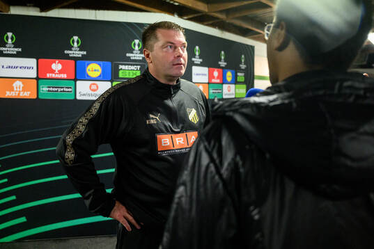 Coach Jens Gustafsson of Häcken
