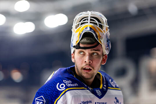 Leksands målvakt Marcus Gidlöf