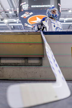 Leksands målvakt Jakob Hellsten