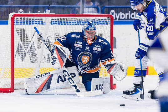 Växjös målvakt Ludvig Persson