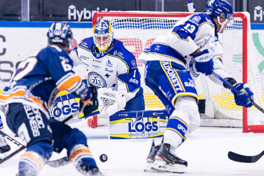 Leksands målvakt Marcus Gidlöf