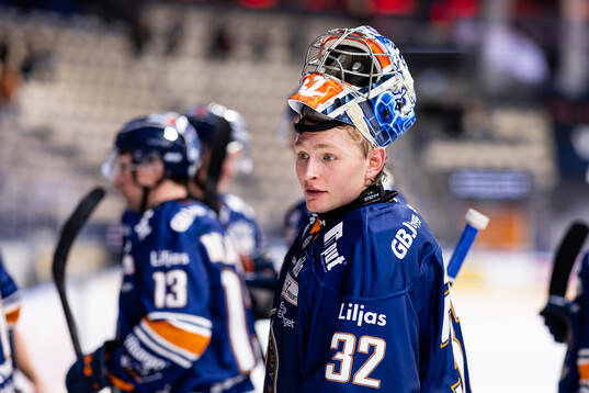 Växjös målvakt Ludvig Persson