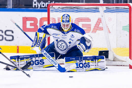 Leksands målvakt Marcus Gidlöf