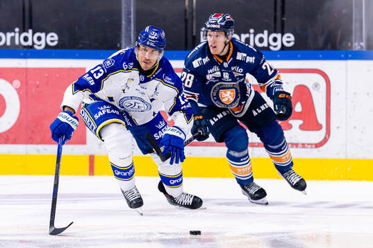 Leksands Jon Knuts och Växjös Hugo Gustafsson