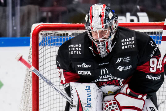 Malmö Redhawks målvakt Marek Langhamer