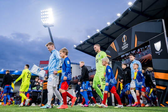 Anders Christiansen, Robin Olsen, and Colin Rösler of