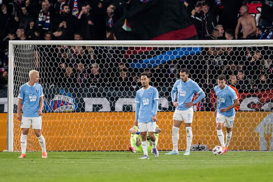 Adrian Skogmar, Andrej Djuric, and Colin Rösler of Malmö