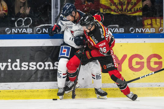 Linköpings Mikko Kokkonen och Luleås Pontus Andreasson