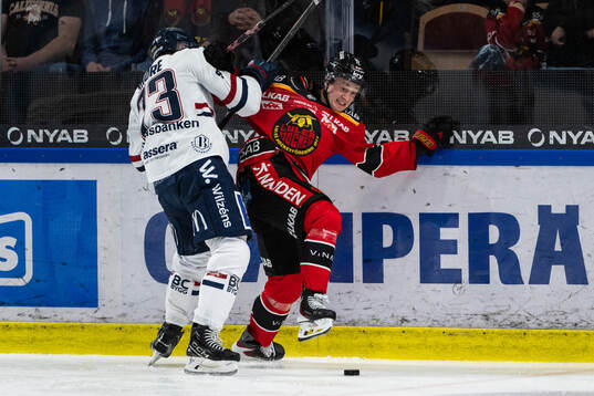 Linköpings Nicholas Shore och Luleås Pontus Andreasson