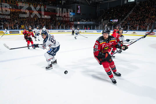 Linköpings Oliver Johansson och Luleås Kasper Kotkansalo