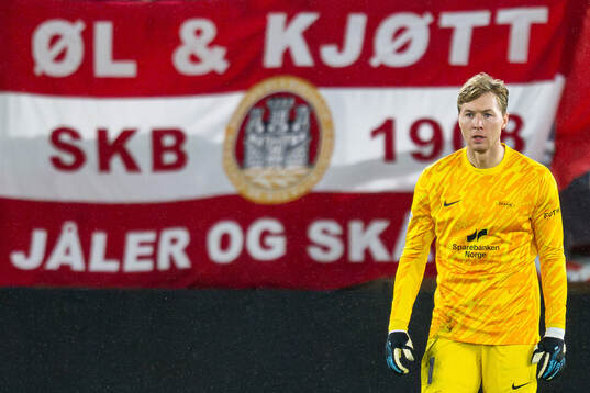 Goalkeeper Mathias Dyngeland of Brann