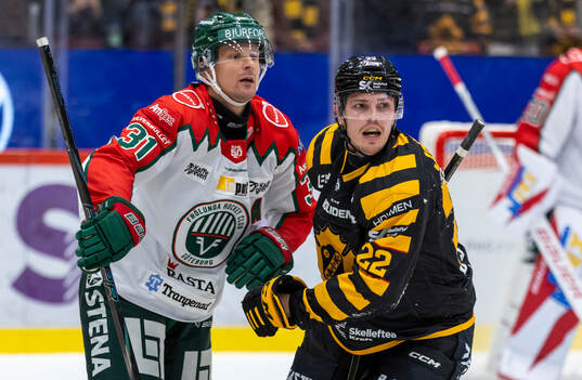 Frölundas Nicklas Lasu och Skellefteås Jonathan Johnson