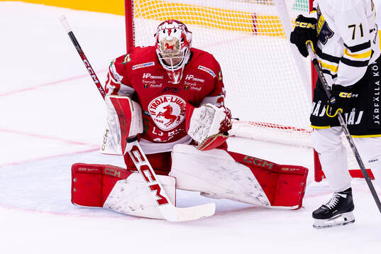 Troja/Ljungbys målvakt Jonathan Stålberg
