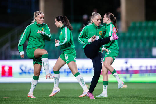 Hammarbys Stina Lennartsson och Anna Jøsendal