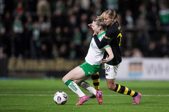 Hammarbys Bea Sprung och AIKs Matilda Plan