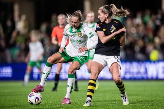 Hammarbys Ellen Wangerheim och AIKs Linda Sembrant