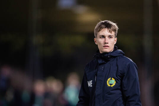Hammarbys assisterande tränare Alfred Mörk-Eidem